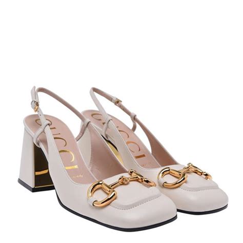 gucci white horsebit shoes|Gucci Horsebit shoes women.